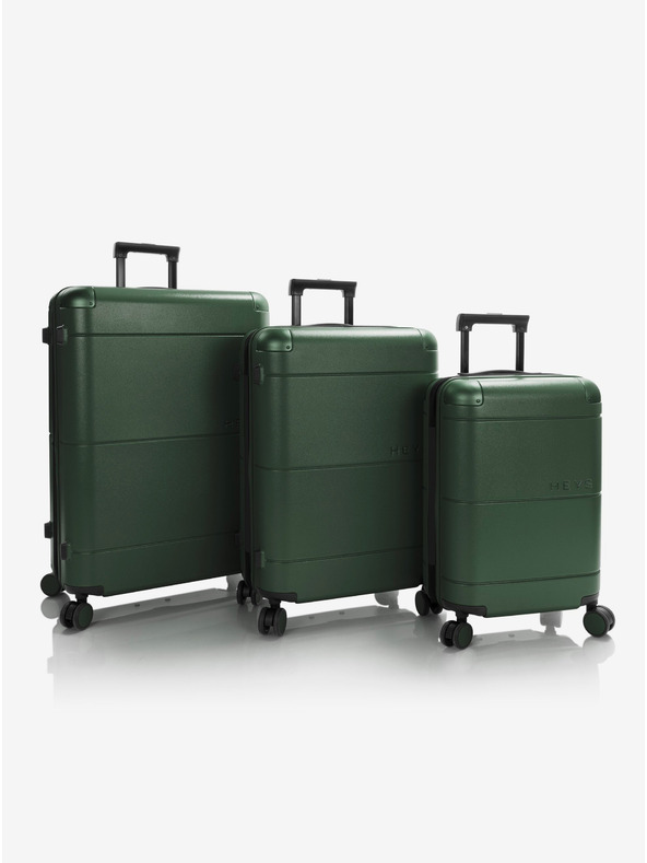 Heys Set de trei valize de călătorie Heys Zen S,M,L Verde