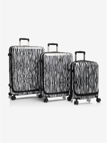 Heys Set de 3 valize de călătorie Heys EZ Fashion S,M,L Zebra
