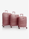 Heys Set de 3 valize de călătorie Heys EZ Fashion S,M,L Rose Gold