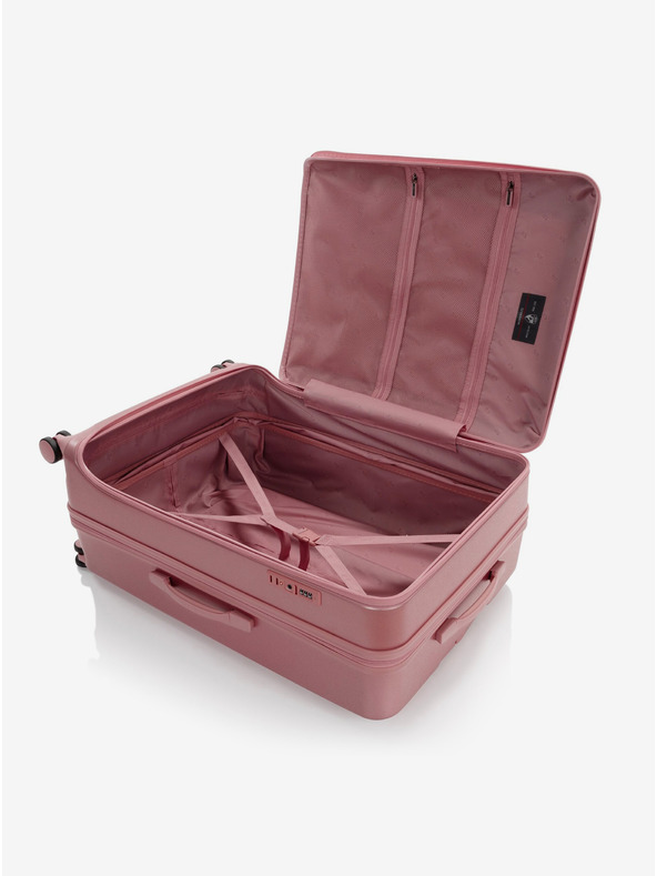 Heys Set de 3 valize de călătorie Heys EZ Fashion S,M,L Rose Gold