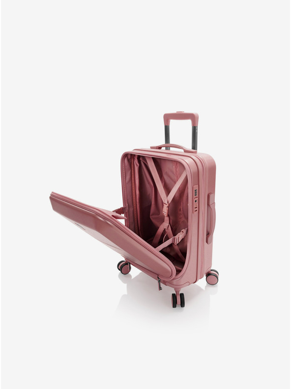 Heys Set de 3 valize de călătorie Heys EZ Fashion S,M,L Rose Gold