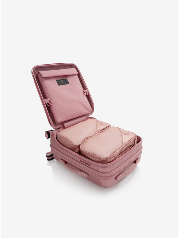 Heys Set de 3 valize de călătorie Heys EZ Fashion S,M,L Rose Gold