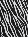 Heys Valiză de călătorie alb-neagră cu imprimeu de animal Heys EZ Fashion S Zebra