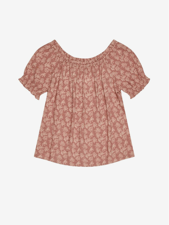 Moodo Bluză cu flori maro pentru femei Moodo