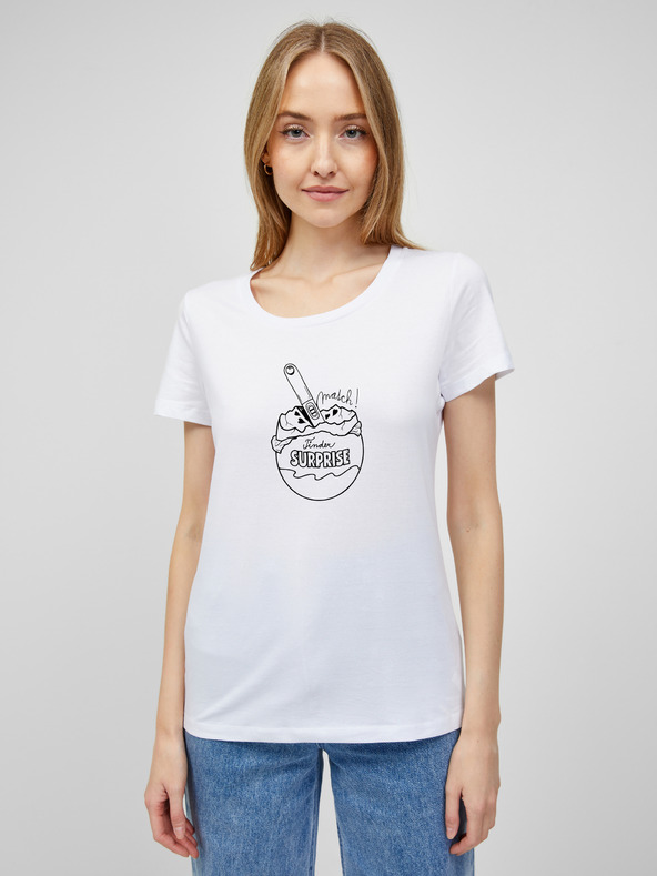 ZOOT.Original Tricou alb pentru femei Zoot Original Tinder 2