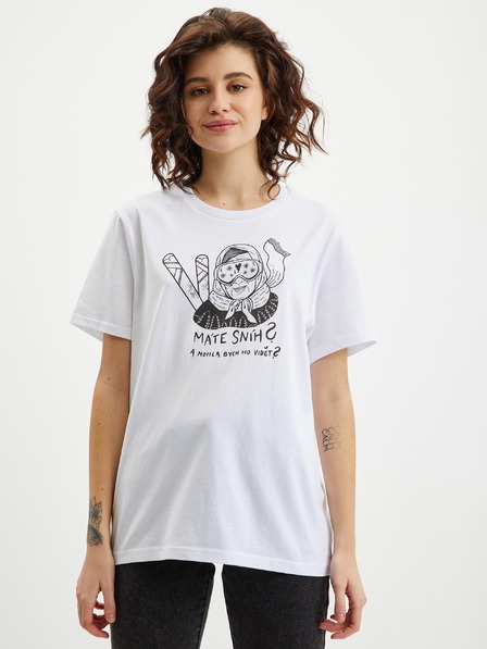 ZOOT.Original Tricou alb pentru femei Zoot Original You've Got Snow