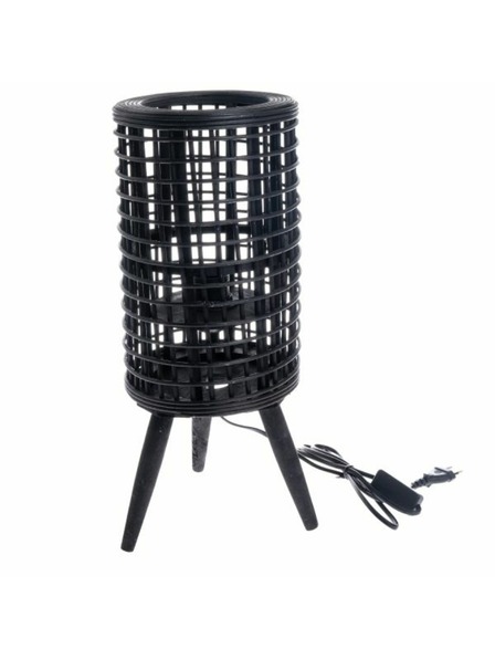 Casa de Engel Lampă din ratan, neagră, 0/6