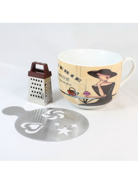 Casa de Engel Cană ceramică cu presărator și răzătoare, 0/30