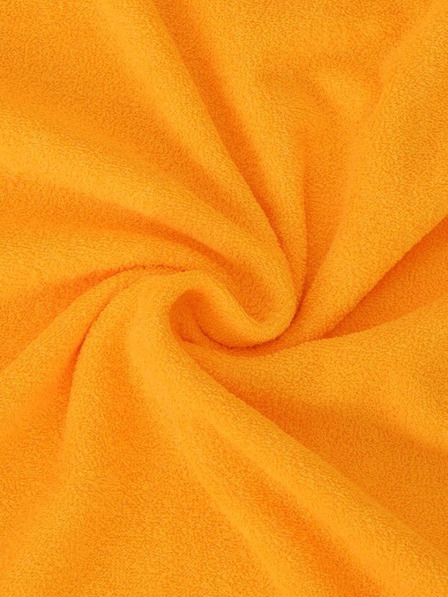 Kvalitex Cearșaf de froté 100x200cm galben intens