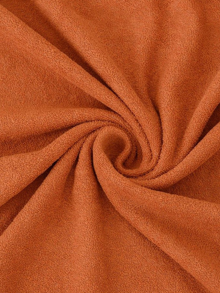 Kvalitex Cearșaf de froté pentru pat matrimonial 180x200cm maro Kvalitex