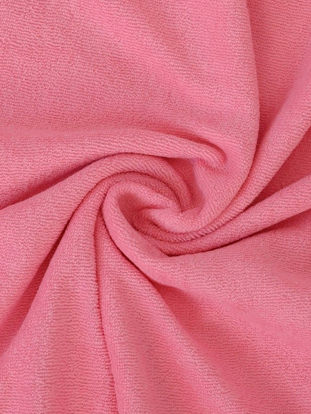 Kvalitex Cearșaf simplu de Terry 90x200cm roz Kvalitex