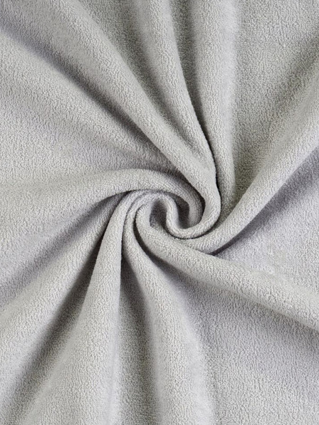 Kvalitex Cearșaf simplu Terry 220x200cm gri deschis Kvalitex