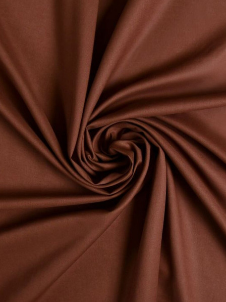 Kvalitex Cearșaf extensibil din bumbac 90x200cm maro închis Kvalitex
