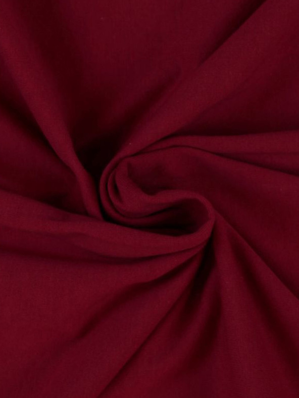 Kvalitex Cearșaf Jersey cu lycra 140x200cm burgundy