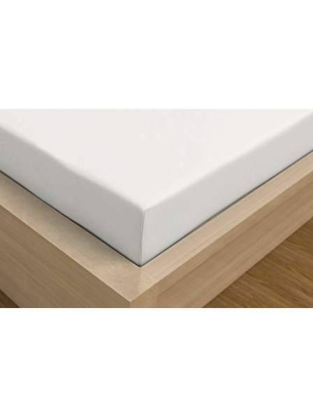 Kvalitex Cearșaf Jersey cu lycra 220x200cm alb Kvalitex