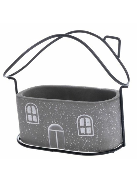 Casa de Engel Înveliș din beton pentru ghiveci cu căsuță metalică, 0/12