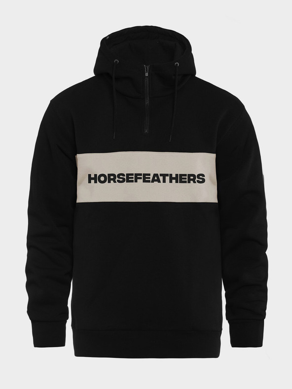 Horsefeathers Hanorac Fulton - negru mărimea XL HORSEFEATHERS