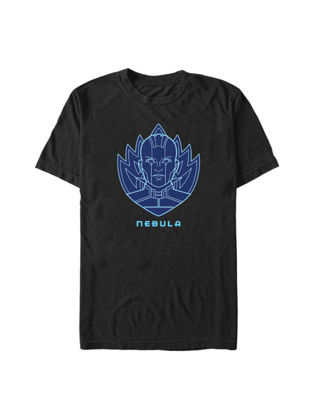 ZOOT.Fan Tricou negru Marvel Badge Nebula pentru bărbați