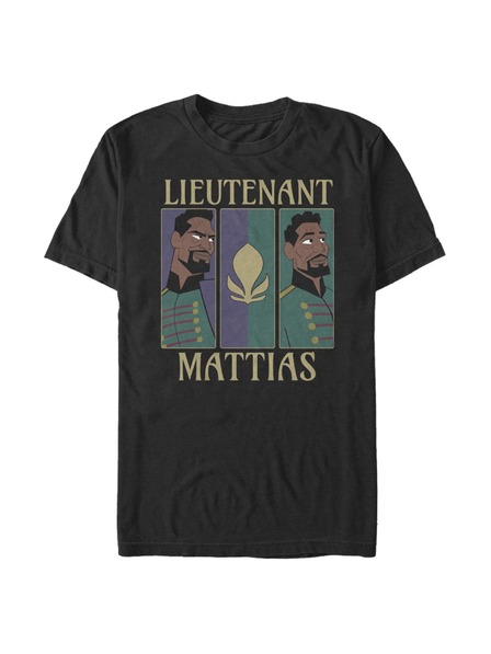 ZOOT.Fan Tricou negru pentru bărbați Disney Lieutenant Mattias