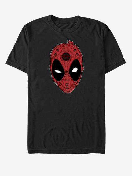 ZOOT.Fan Tricou unisex negru Marvel Deadpool Sugar Skull