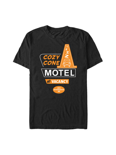 ZOOT.Fan Tricou negru pentru bărbați Pixar Cozy Cone Motel