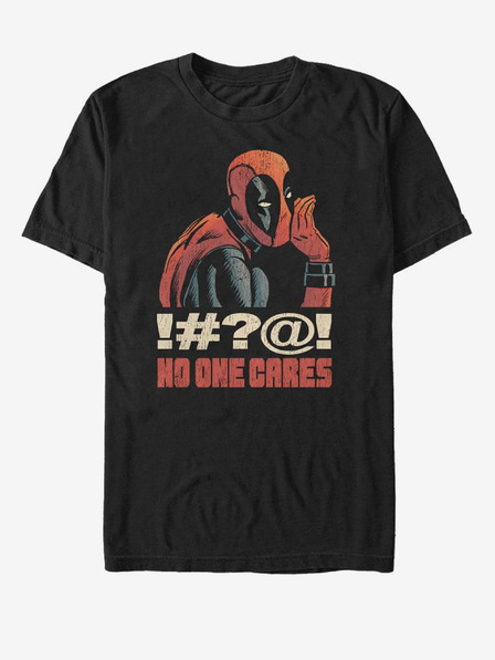 ZOOT.Fan Tricou negru unisex Marvel No One Cares