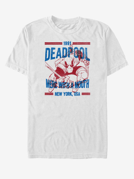 ZOOT.Fan Alb unisex Marvel Deadpool Text Overlay T-shirt