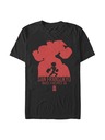 ZOOT.Fan Tricou negru pentru bărbați Disney Silhouette Baymax