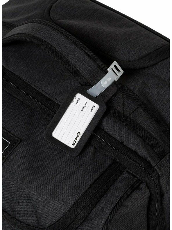 Meatfly Valiză Meatfly Contin Heather Charcoal/Black | Negru | Volum 100 L