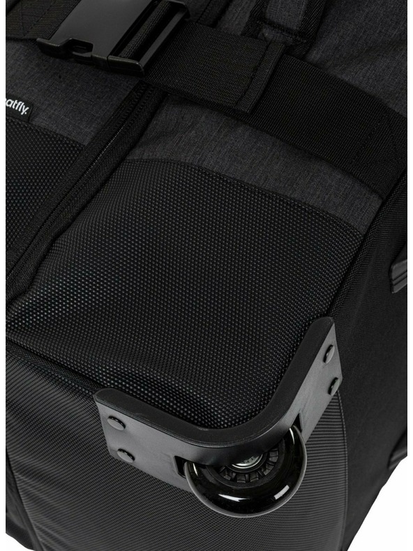 Meatfly Valiză Meatfly Contin Heather Charcoal/Black | Negru | Volum 100 L