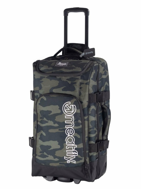 Meatfly Valiză Meatfly Contin Rampage Camo | Camuflaj | Volum 100 L
