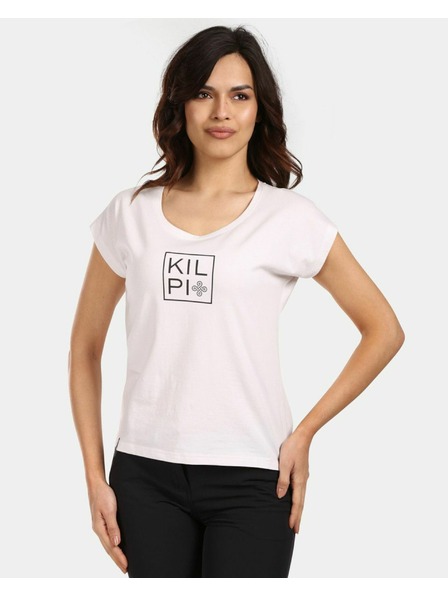 Kilpi Tricou de bumbac pentru femei Kilpi ROANE-W Alb