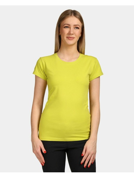 Kilpi Tricou de bumbac pentru femei Kilpi PROMO-W Verde deschis