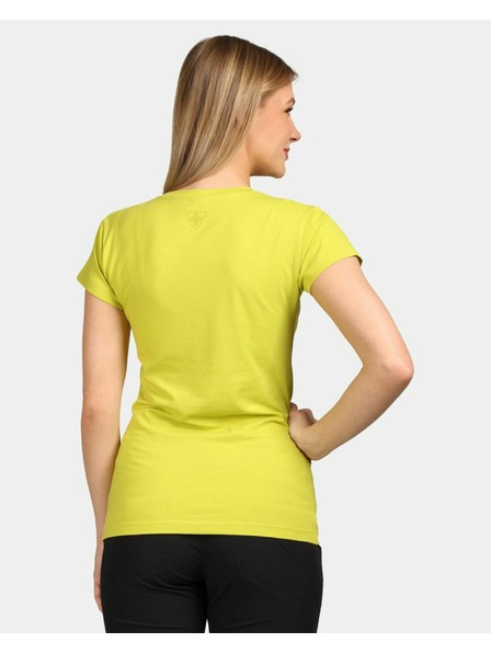 Kilpi Tricou de bumbac pentru femei Kilpi PROMO-W Verde deschis