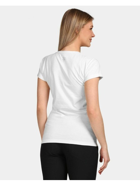 Kilpi Tricou din bumbac pentru femei Kilpi PROMO-W Alb