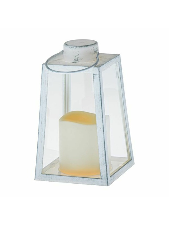 Casa de Engel Felinar din plastic cu lumânare LED, 0/12