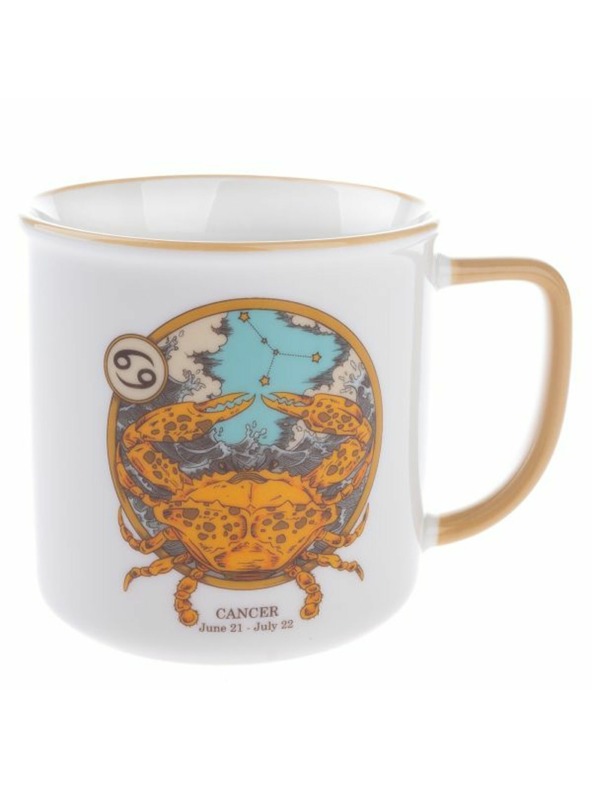 Casa de Engel Cană din porțelan, Zodia Rac, 460ml, 6/36