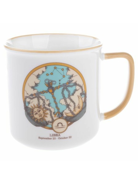 Casa de Engel Cană din porțelan, Zodia Balanță, 460ml, 6/36