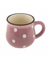 Casa de Engel Ceramic mug - purple with dots, 75ml, 24/144
