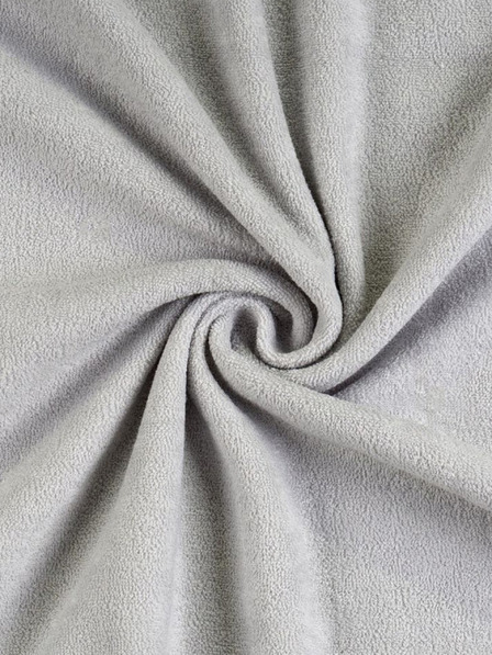 Kvalitex Cearșaf froté 120x200cm gri deschis Kvalitex