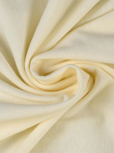 Kvalitex Cearșaf Jersey single 140x200cm alb închis