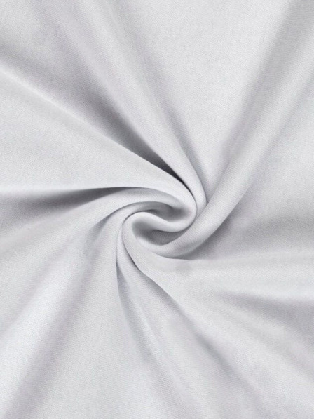 Kvalitex Cearșaf jerseu pat dublu 180x200cm alb Kvalitex