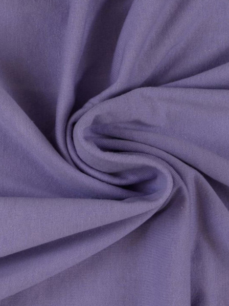 Kvalitex Cearșaf Jersey single 100x200cm violet deschis