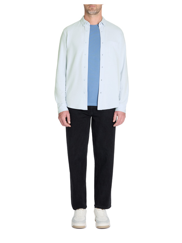 Celio Cămașă Celio Lapic albastru deschis, bărbați