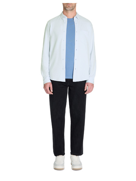 Celio Cămașă Celio Lapic albastru deschis, bărbați