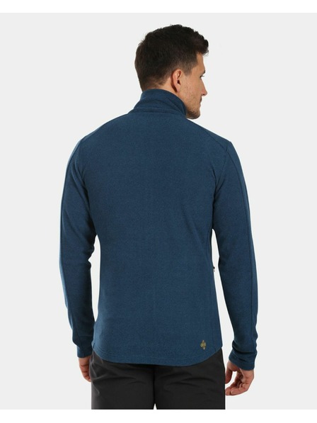 Kilpi Hanorac fleece pentru bărbați Kilpi GLAMER-M Dark Blue