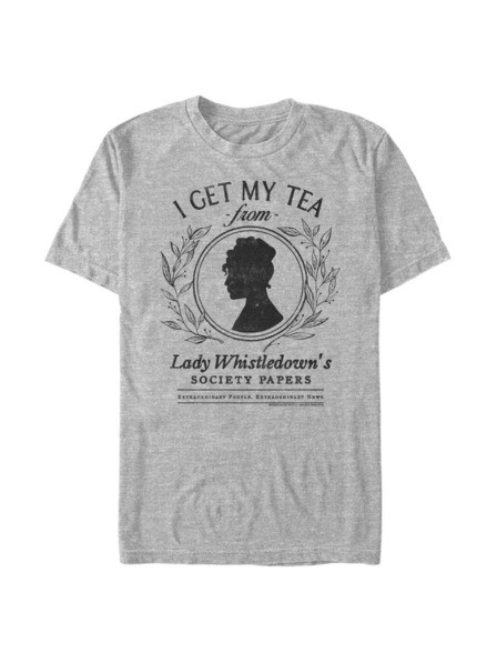 ZOOT.Fan Tricou gri pentru bărbați Netflix Whistledown Tea