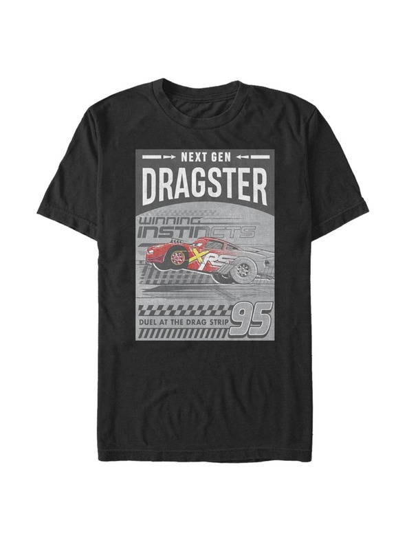 ZOOT.Fan Tricou negru Pixar Dragster Gen pentru bărbați