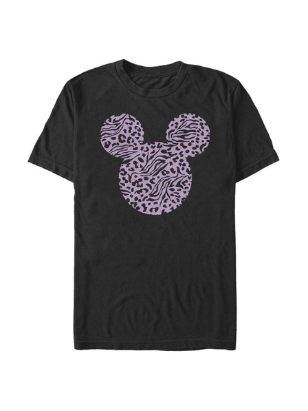 ZOOT.Fan Tricou negru Disney Mickey Zebra Cheeta Fill pentru bărbați