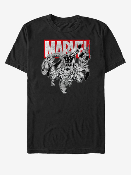 ZOOT.Fan Tricou unisex negru Marvel IronMan Poses